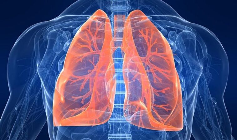 Patología pulmonar como causa de dolor debajo del omóplato izquierdo. 