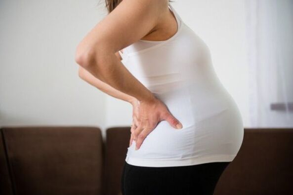 dolor de espalda durante el embarazo que parche ayuda