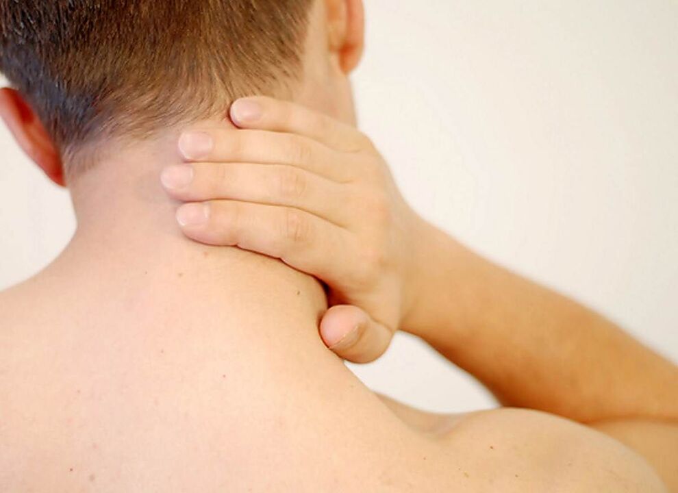 Síndrome de dolor con osteocondrosis cervical.