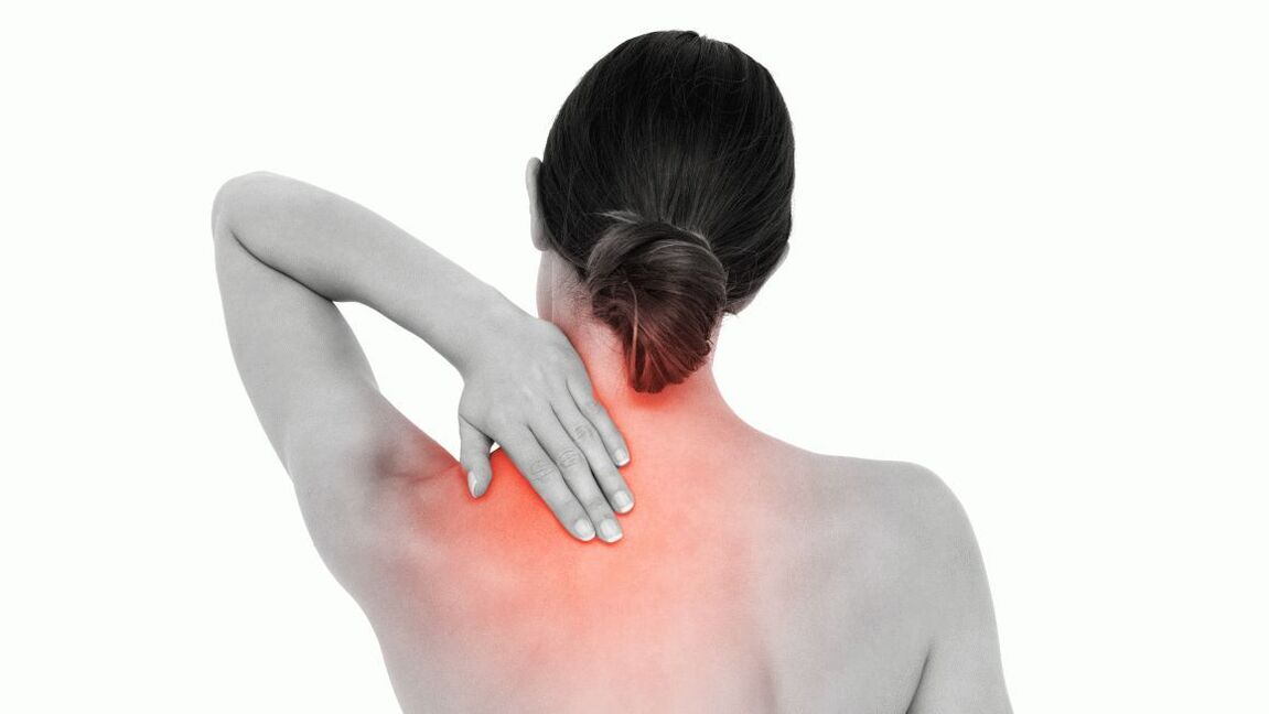 Síntomas de la osteocondrosis cervical.