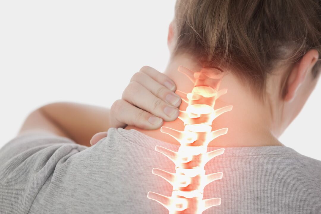 Síntomas de la osteocondrosis.
